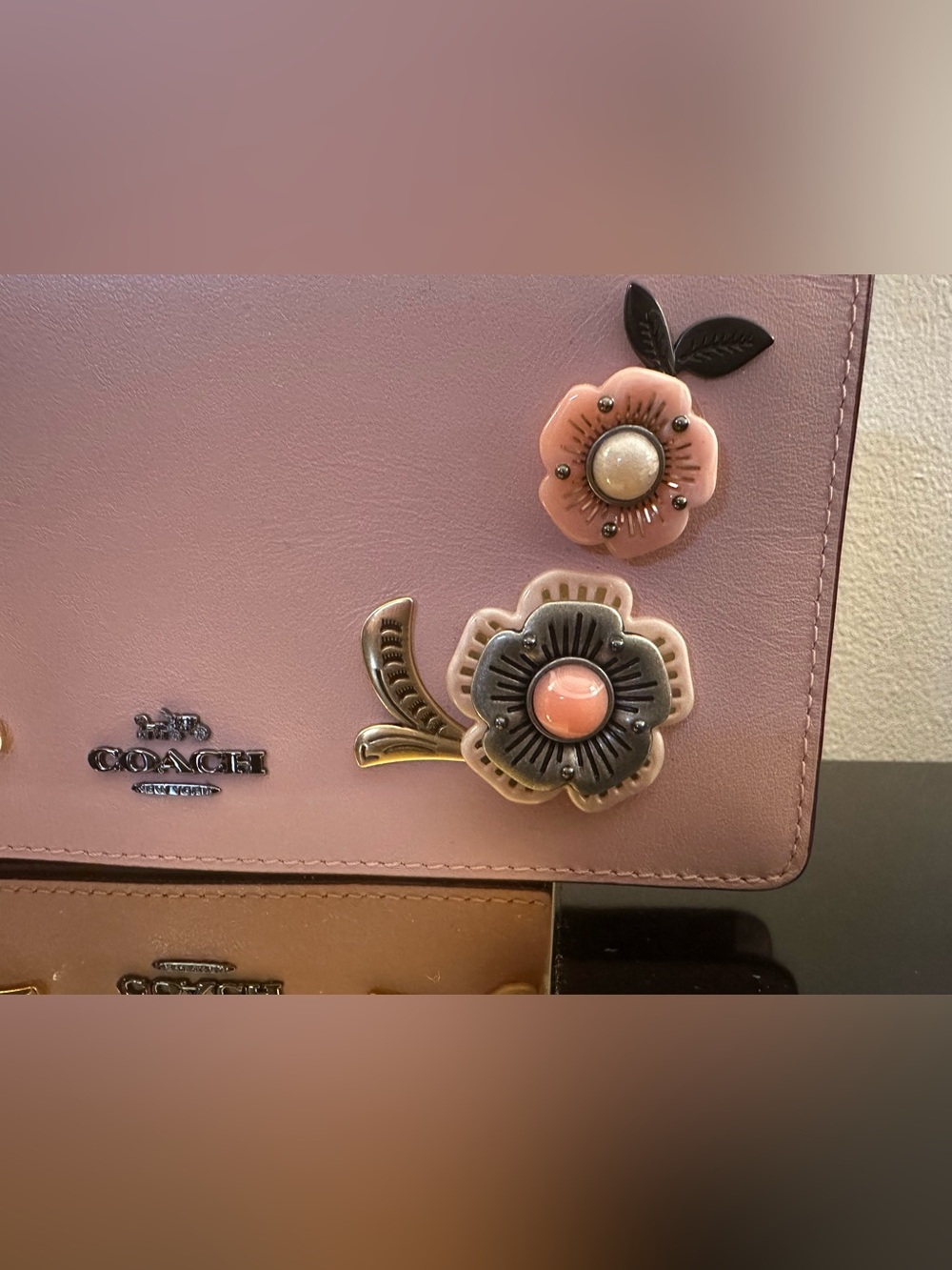 Coach Hayden Tea Rose Crossbody Rare - Picture 3 of 9